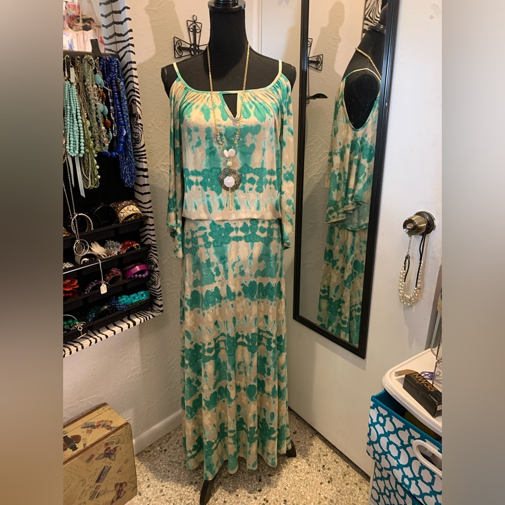 NEW Beautiful CeCi Palm Beach Maxi Dress (XS)